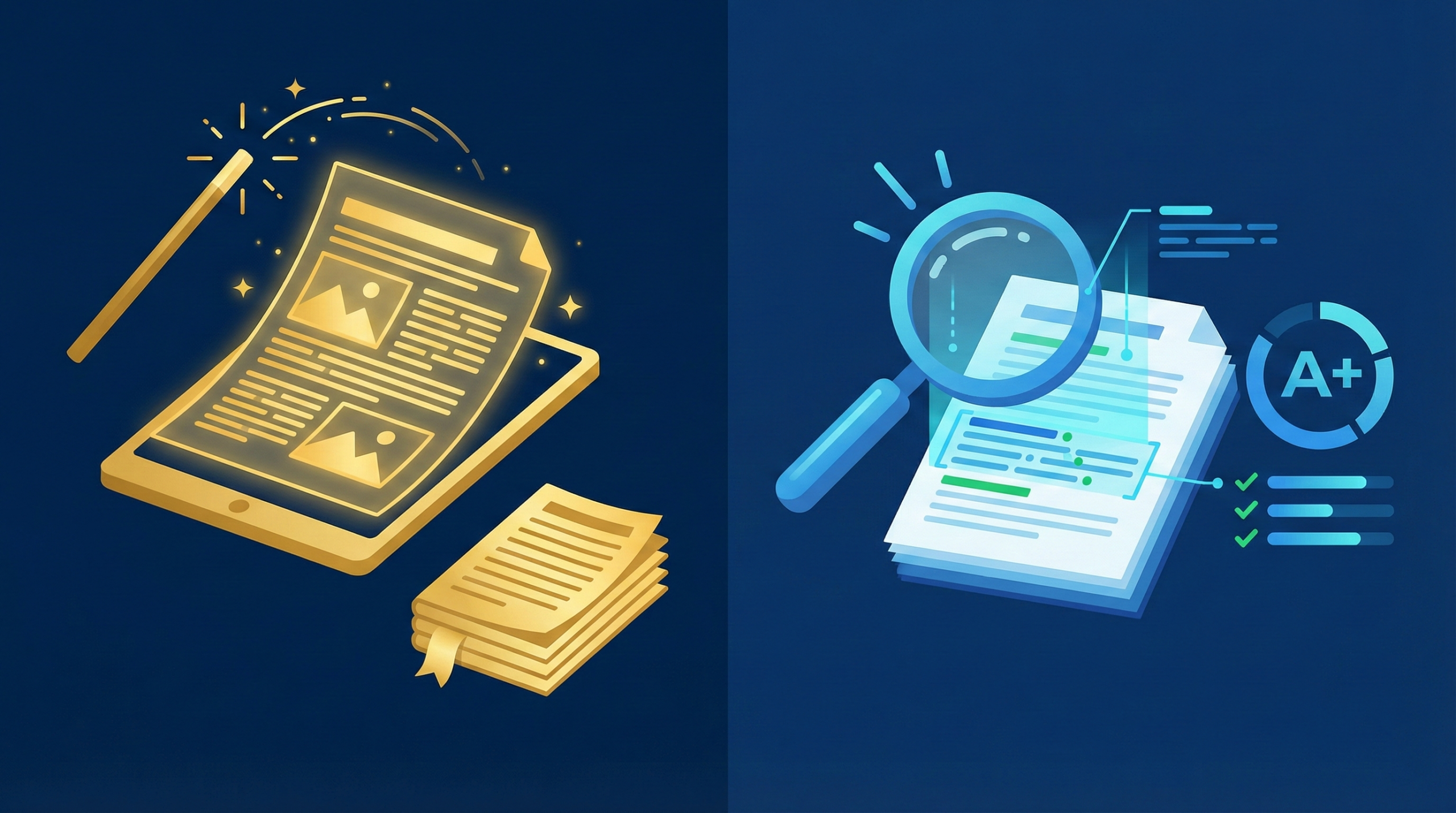 WiseWand vs Surfer SEO - comparaison fonctionnalités génération et optimisation
